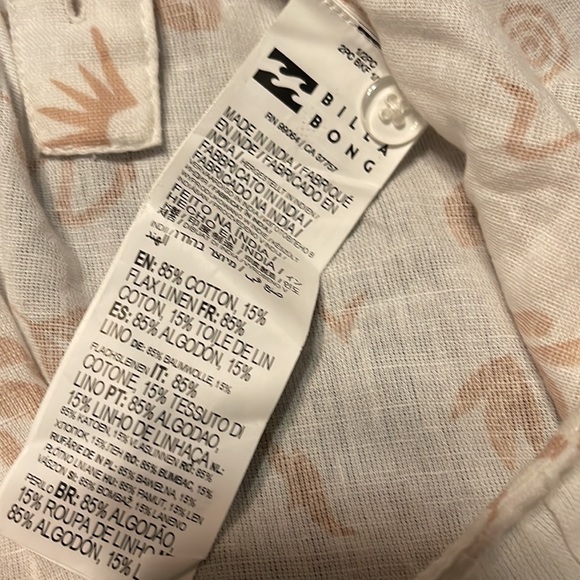 NWT Billabong white crop top with adjustable straps size XS - Picture 11 of 11